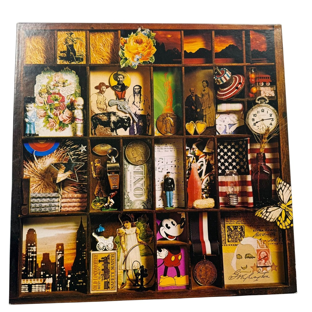 Vintage 1973‎ Springbok The American Spirit Puzzle PZL2056 Americana Mickey